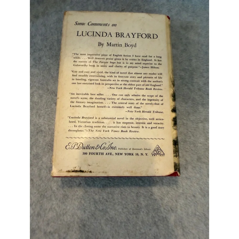 The Cardboard Crown Martin Boyd 1953 Hardcover Book Dust Jacket Fiction Novel